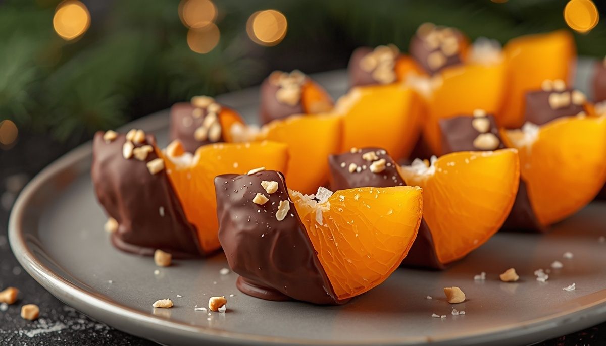 Сладкая соблазнительность: мандариновые дольки, окутанные шоколадом