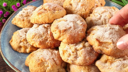 Вкусное яблочное печенье за 10 минут: новый рецепт на вашей кухне