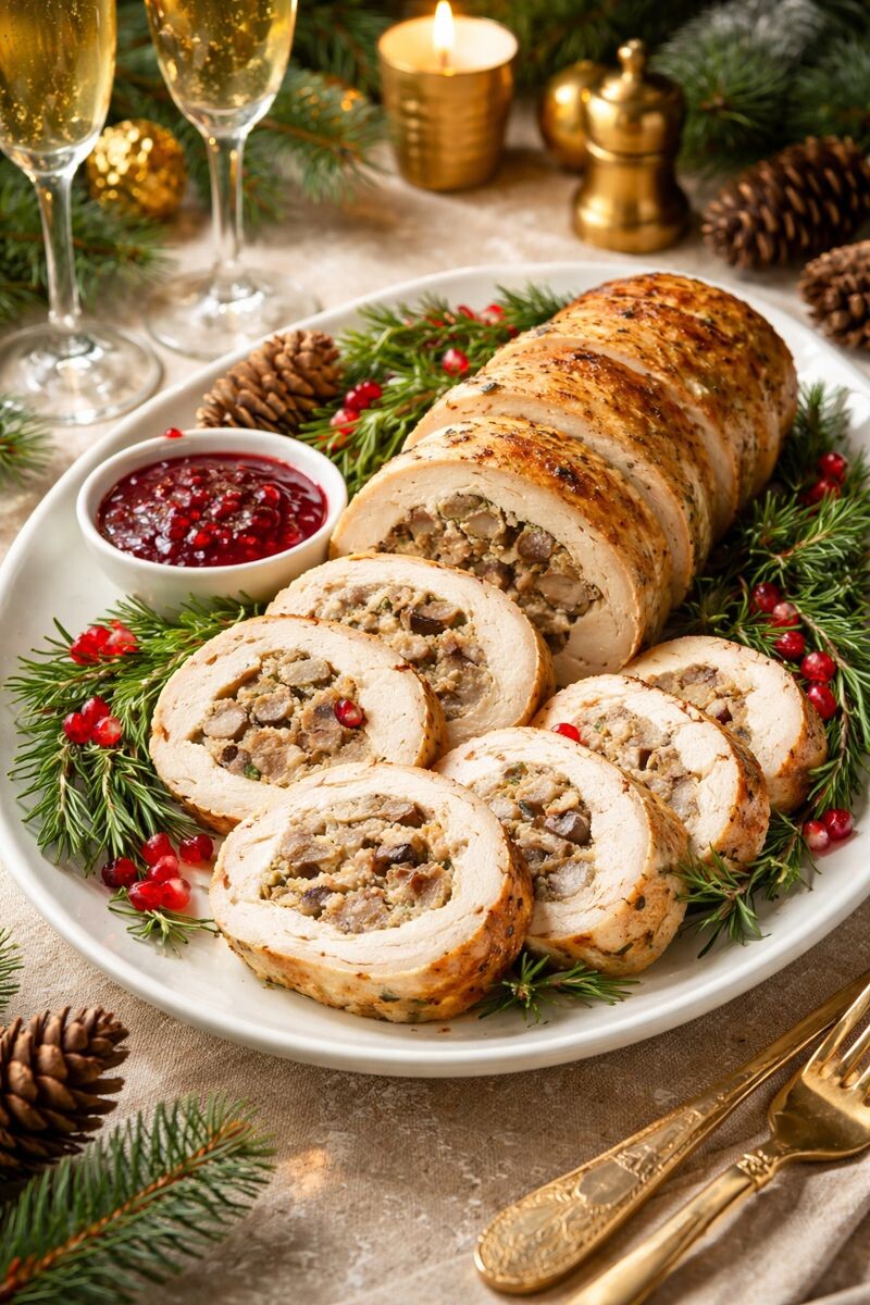 Куриный рулет: идеальный выбор для новогоднего стола