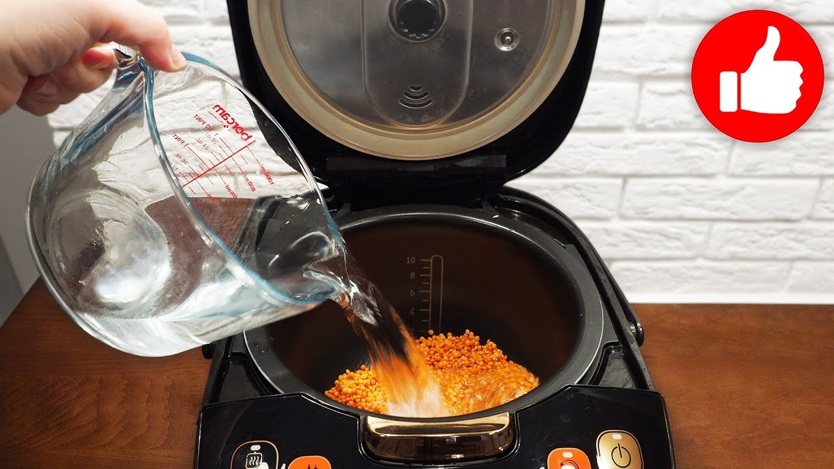 Вкусная каша из красной чечевицы: быстро и удобно с мультиваркой