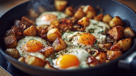 Быстрый и сытный ужин на одной сковороде: простое решение для занятых