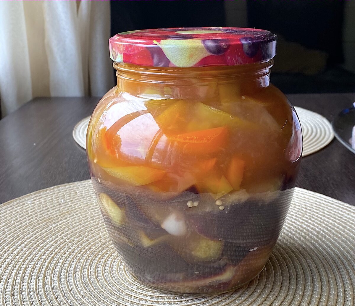 Баклажаны и перцы на зиму: простой и вкусный рецепт без обжарки