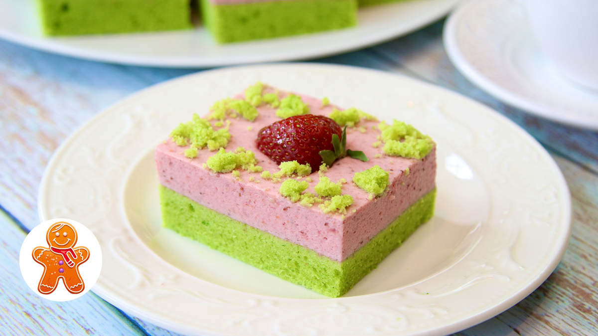 Клубничные пирожные без искусственных добавок