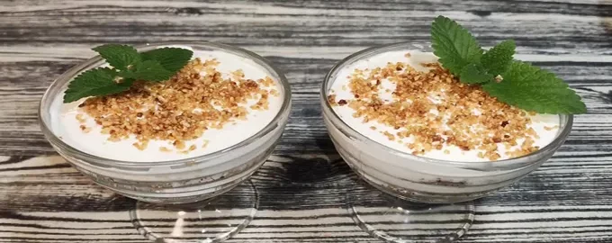 Вкусный кето десерт из сметаны всего за 5 минут