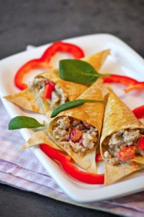 Вкусные рожки из лаваша: просто и аппетитно