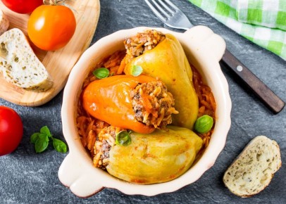 Ароматные фаршированные перцы с грибами для любого повода