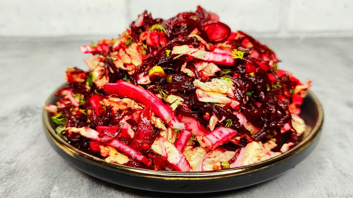 Салат из свеклы и пекинской капусты: идеальное блюдо для любого повода