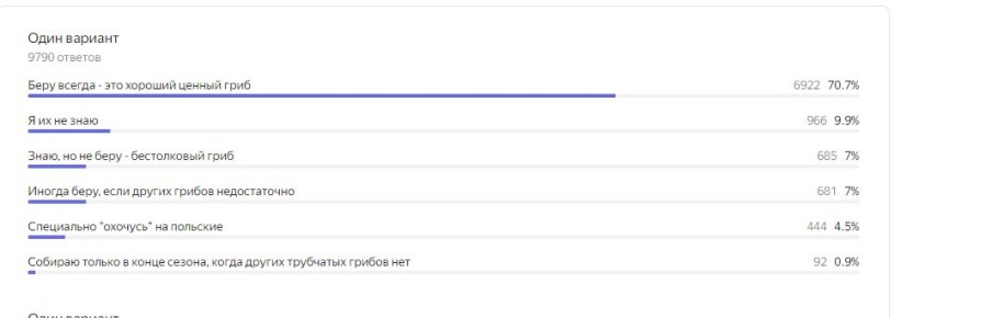 Заглянем в мир грибов: результаты опросов канала о грибах