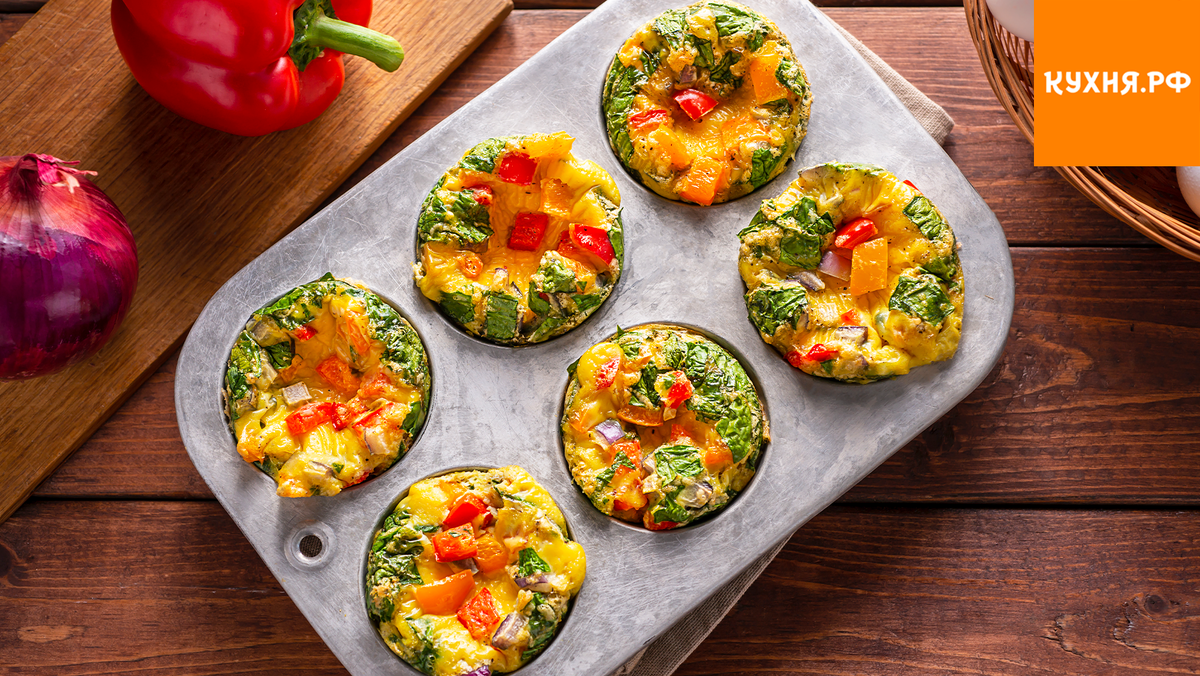 Завтрак за две минуты: готовим яичницу в маффине