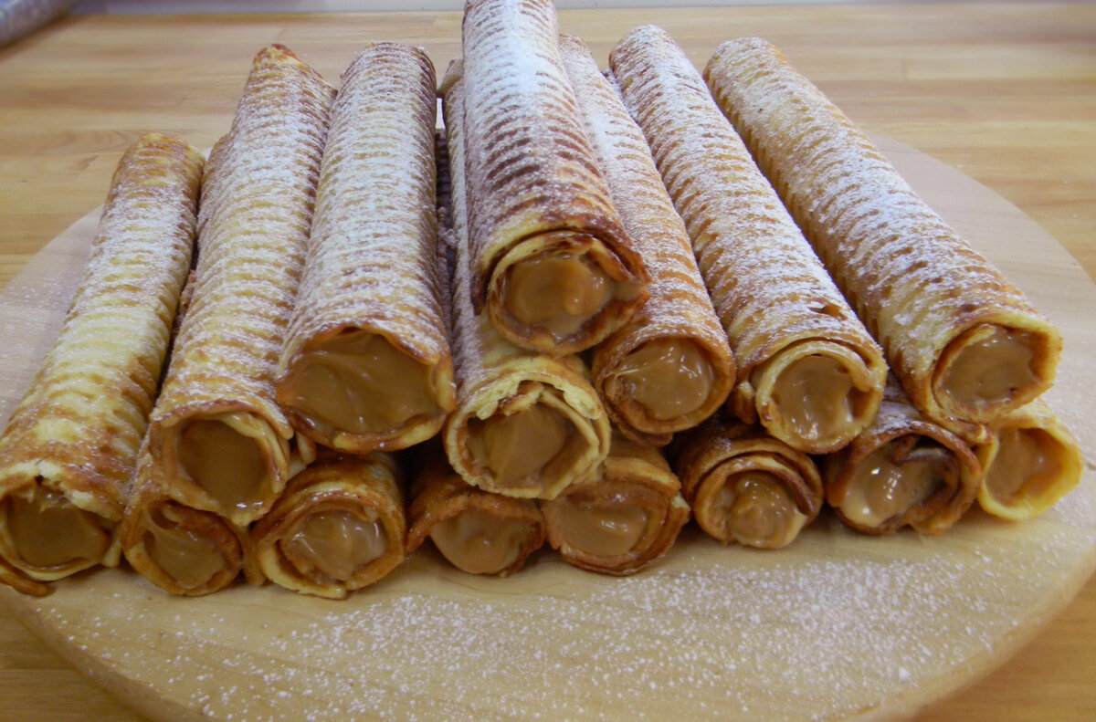 Вкусные вафельные трубочки с кремом: как приготовить идеальный десерт