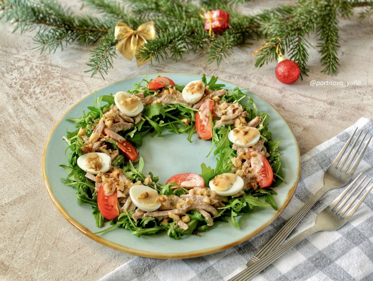 Салат «Рождественский венок»