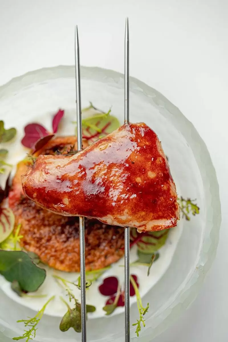 Непревзойдённое сочетание: Ножка перепёлки и печёный баклажан