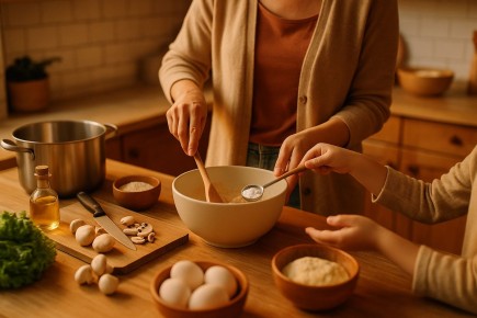 Семейная кухня: как совместная готовка укрепляет связи