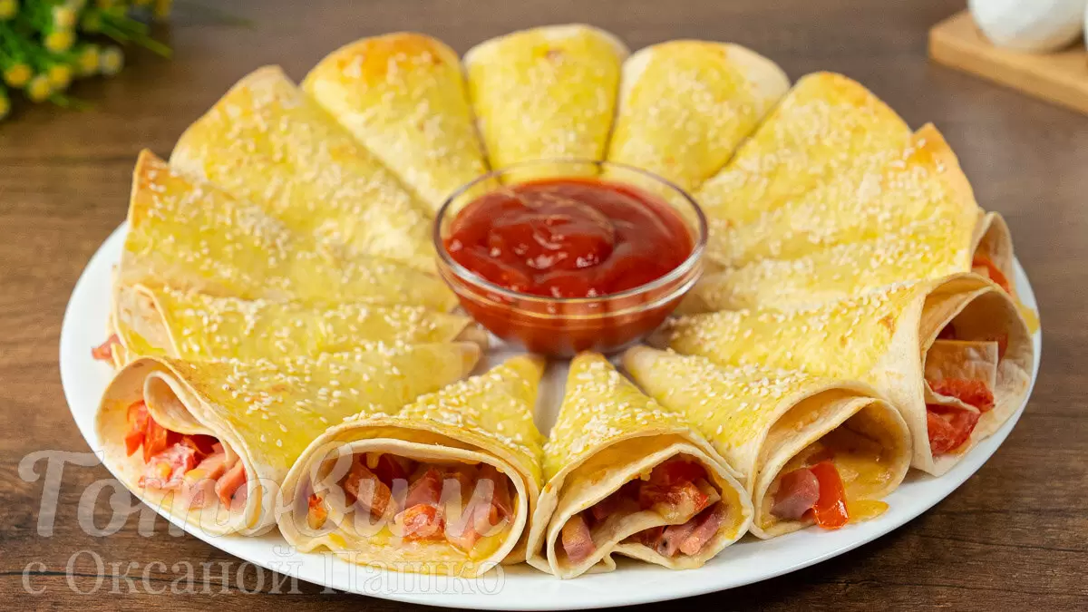 Вкусная тортилья с начинкой: быстрый рецепт для всей семьи